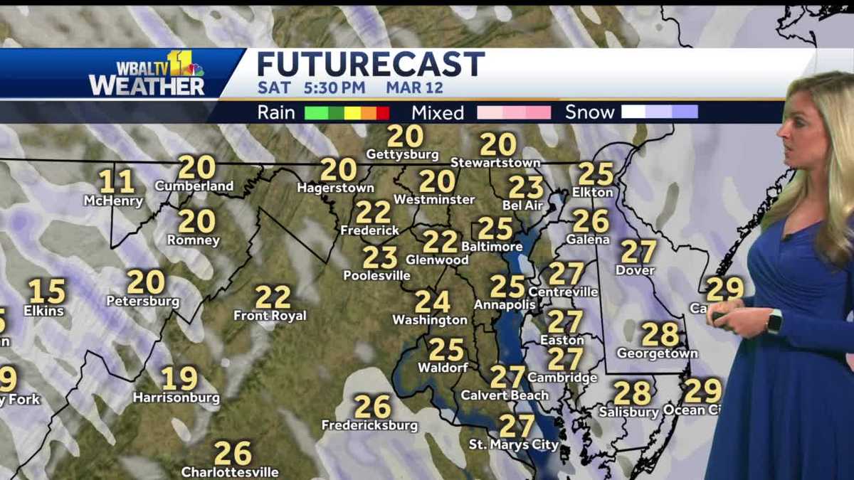 Rain Changing to Snow Saturday