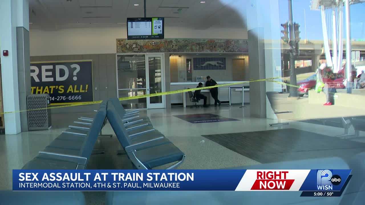 'We were just running': Witnesses recount shooting inside train station as security stops sex assault