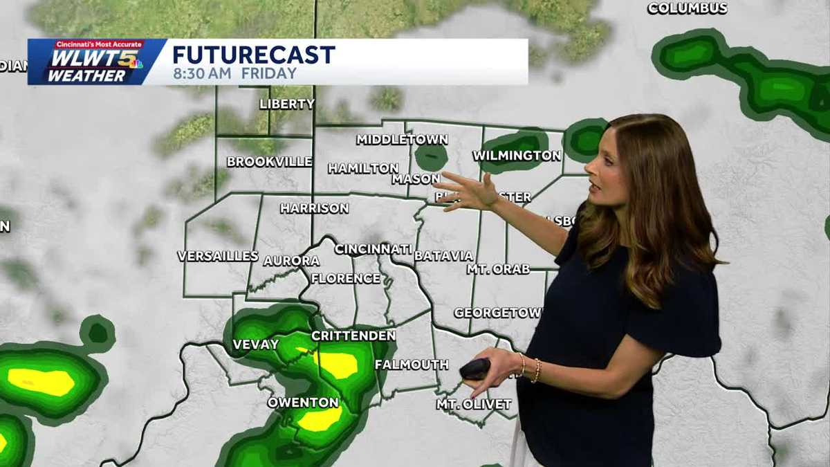 Hour By Hour: Scattered rain Friday in Cincinnati