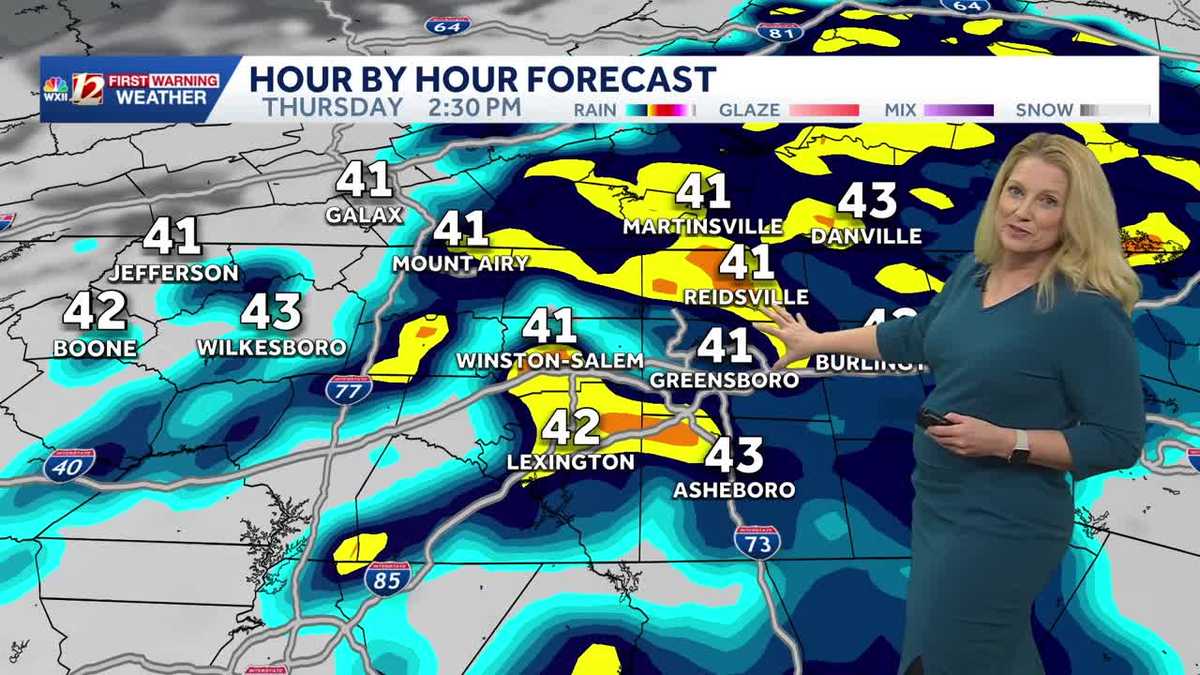 Milder days ahead in North Carolina, 50s for the Piedmont Triad and Foothills Tuesday