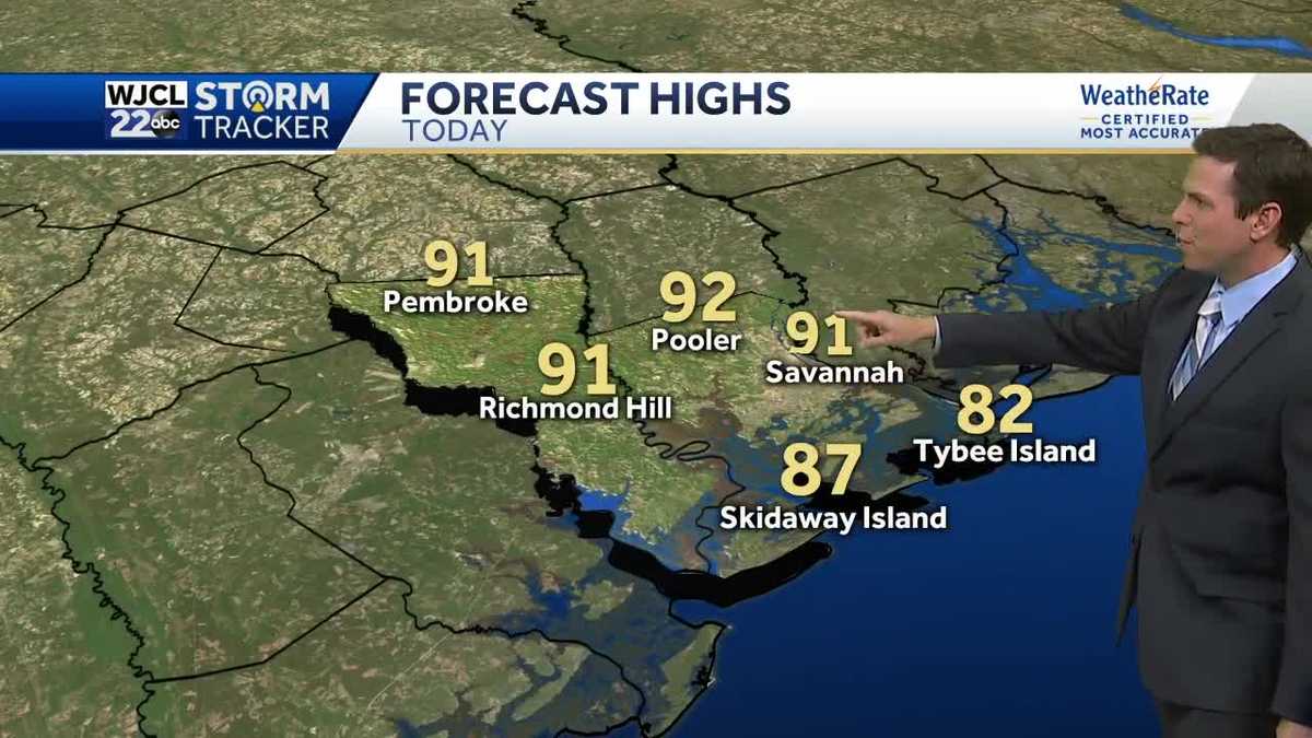 Another warm day but cooler weather on the way