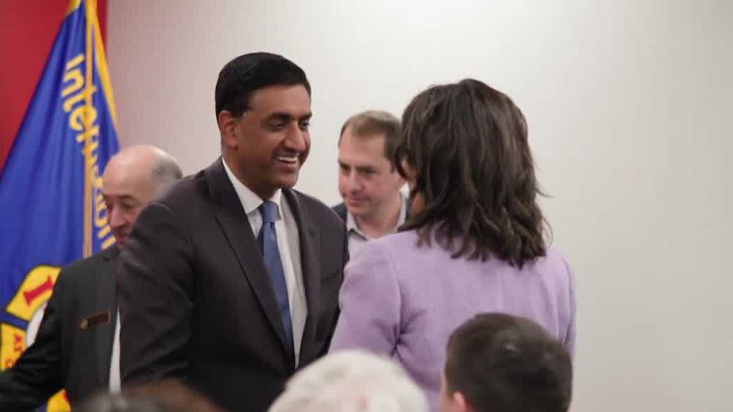 Khanna holds town hall events across New Hampshire