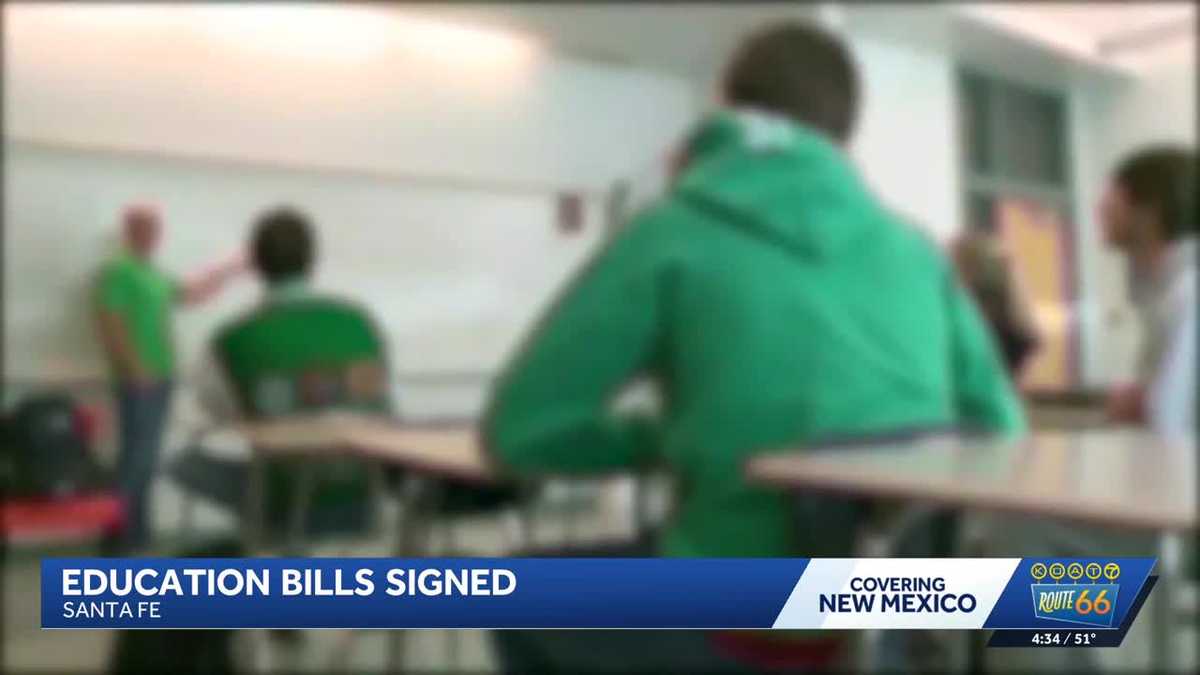 Governor signs four education bills into New Mexico law