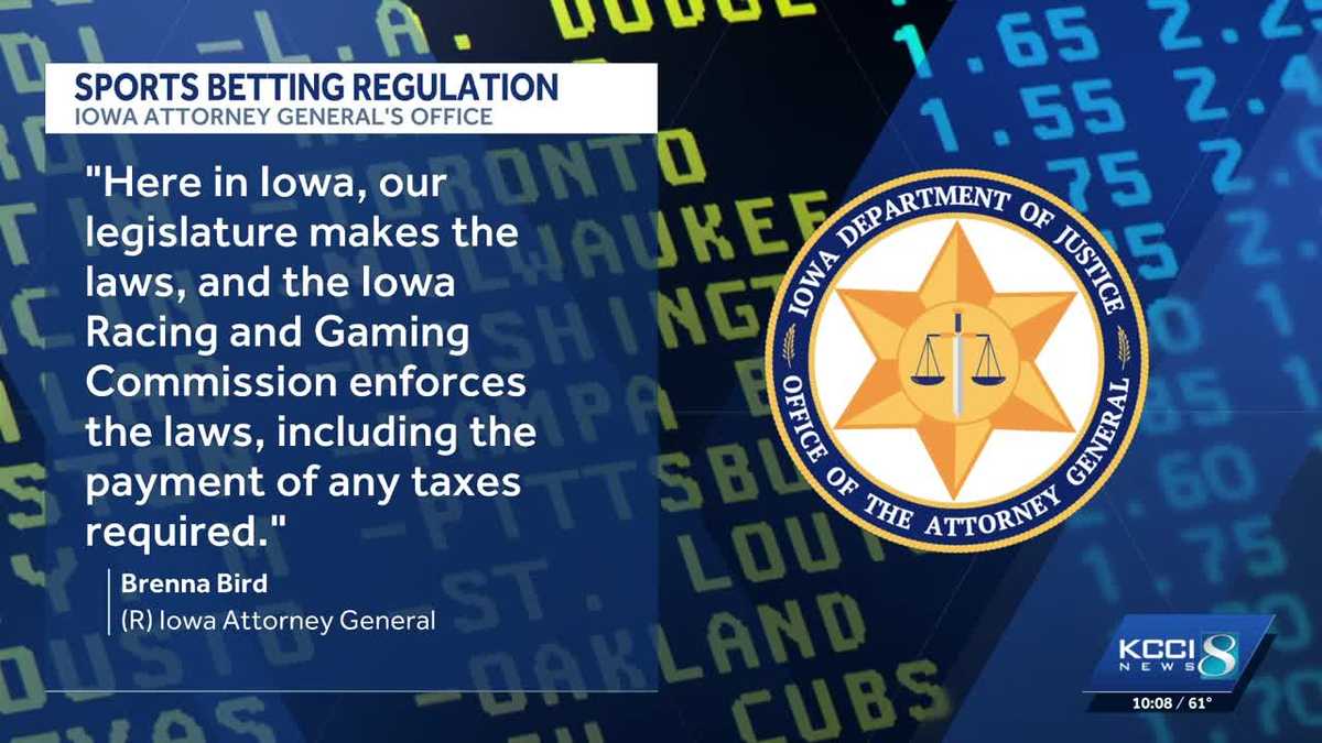 Iowa attorney general joins coalition to advocate for state control over sports gambling