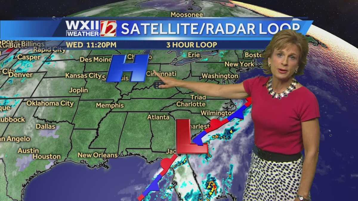 Weather outlook through the weekend