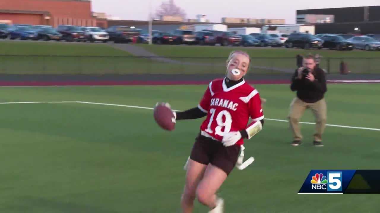 Saranac High School Girls Flag Football Rolls In Opening Day Win, 56-0 ...