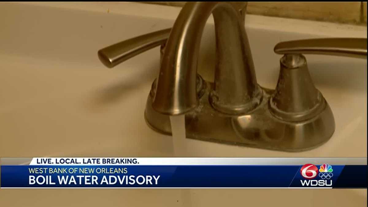Boil water advisory lifted for Westbank of New Orleans
