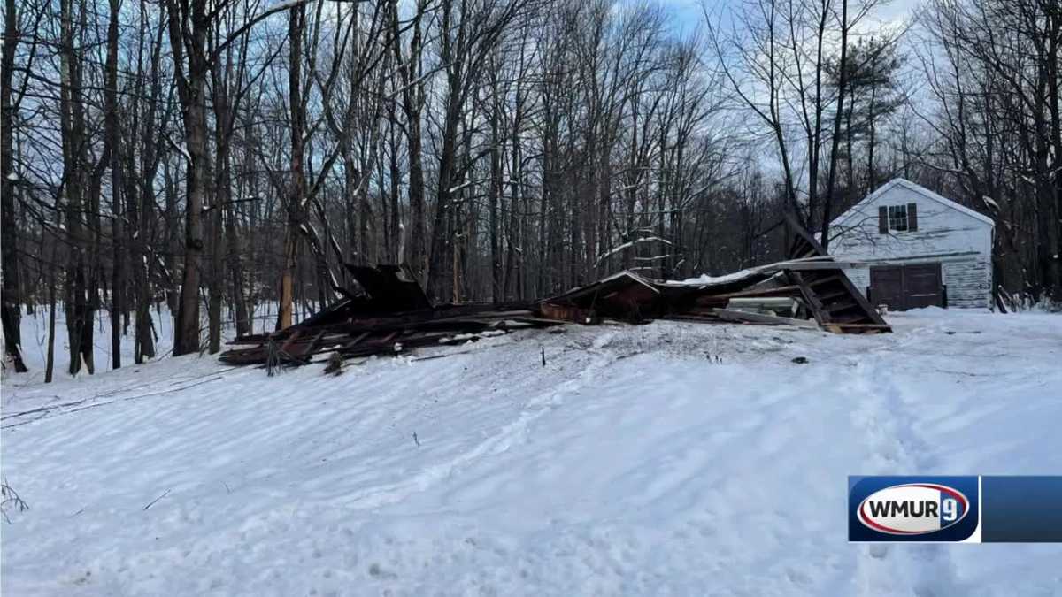 Northwood, New Hampshire building collapses; snow blamed