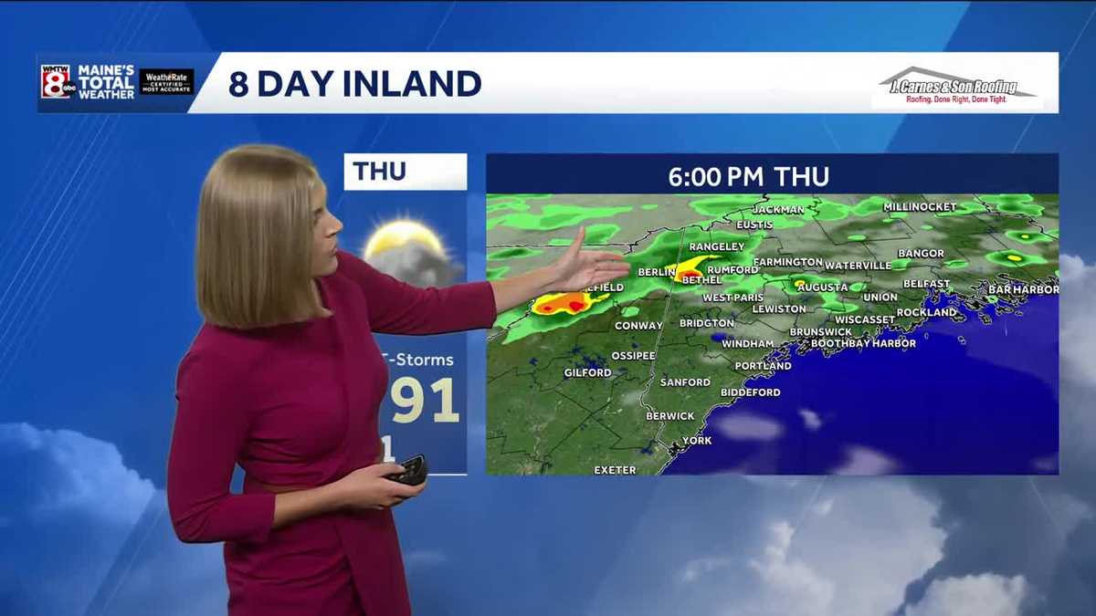 Hot & humid Thursday