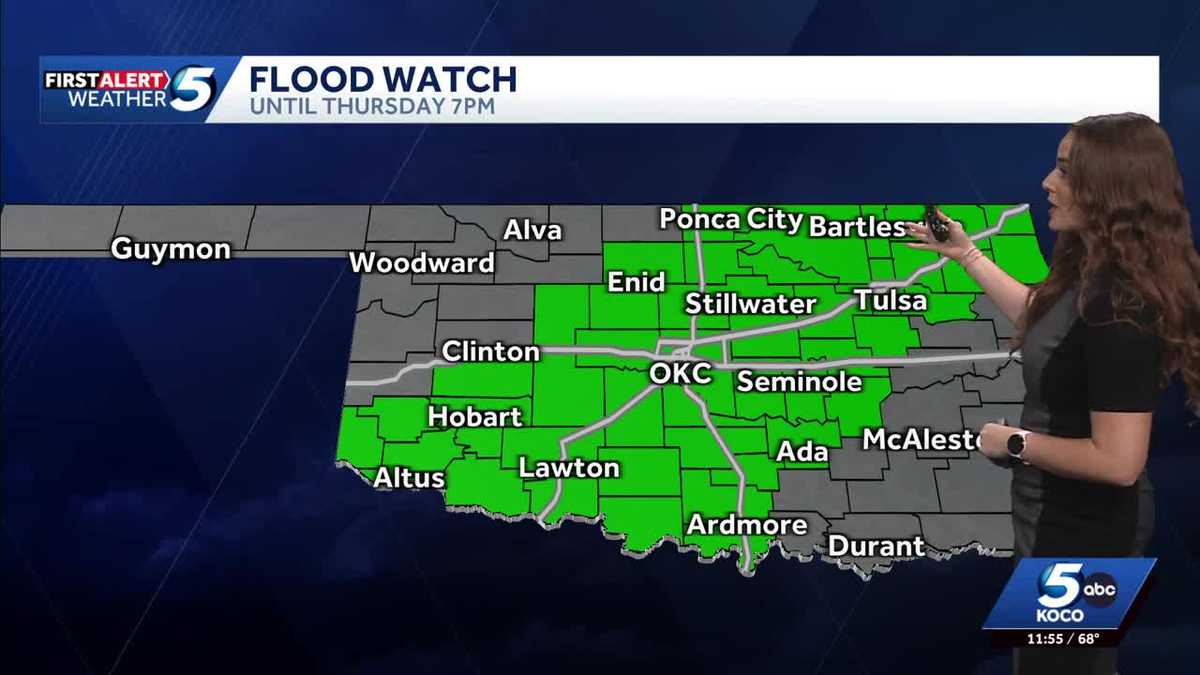 UPDATES: Oklahoma road conditions and flood risk after storms - KOCO