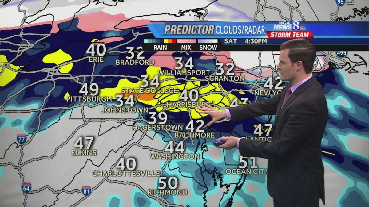 Wintry mix changing to rain this afternoon