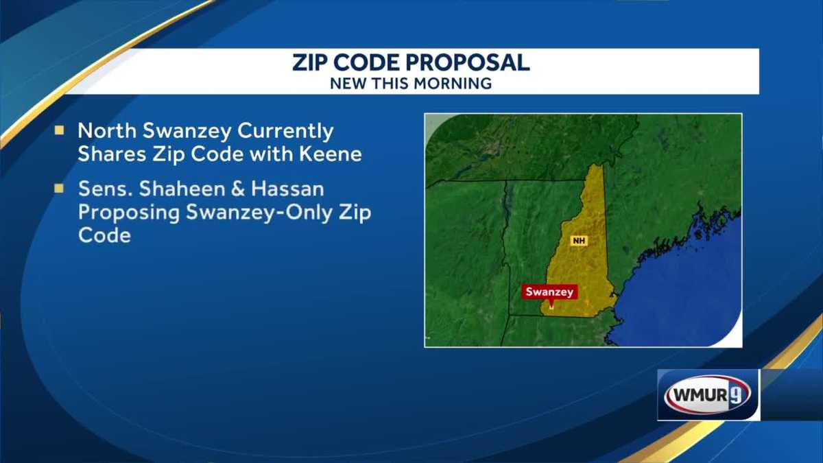 Senators file bill that would require 1 ZIP code for Swanzey, NH