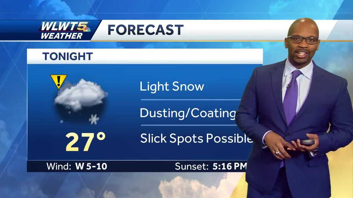 Snow Showers Could Bring Slick Spots