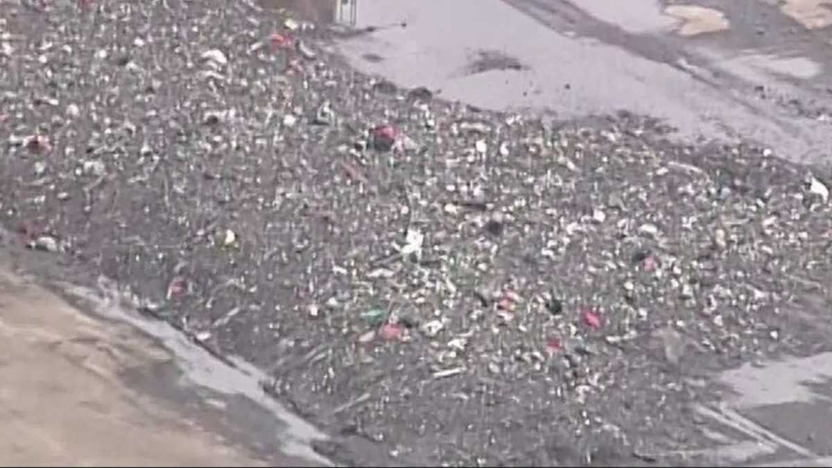 Christmas in July? Boston's massive snow pile remains