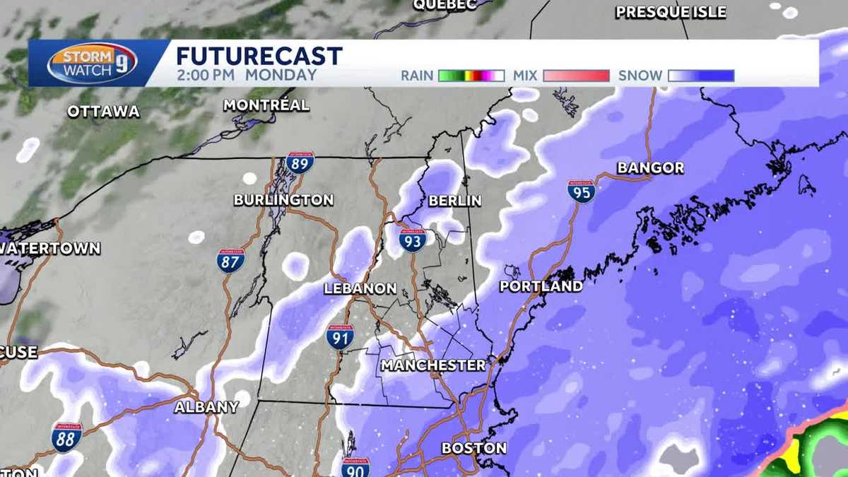 Updated hour-by-hour-timeline: Track when nor'easter pulls away
