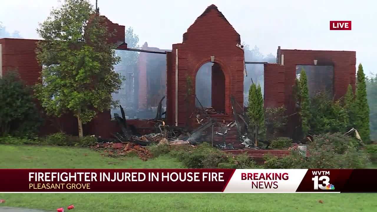 Firefighter Injured While Battling House Fire In Pleasant Grove