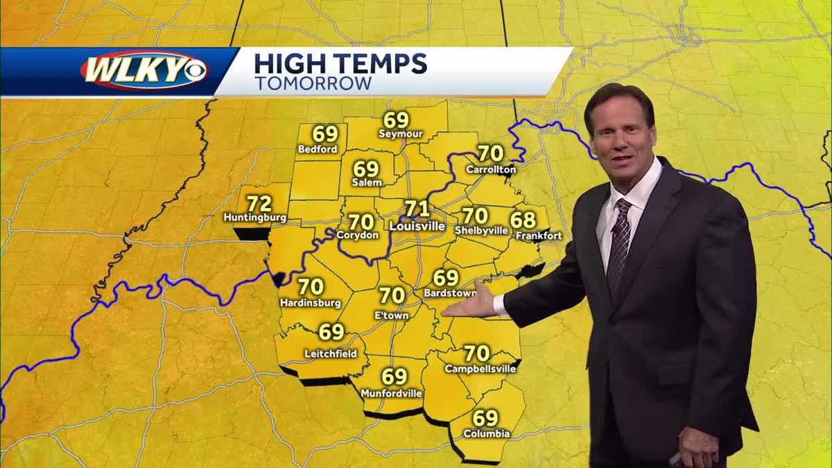 Milder weather returns for Wednesday