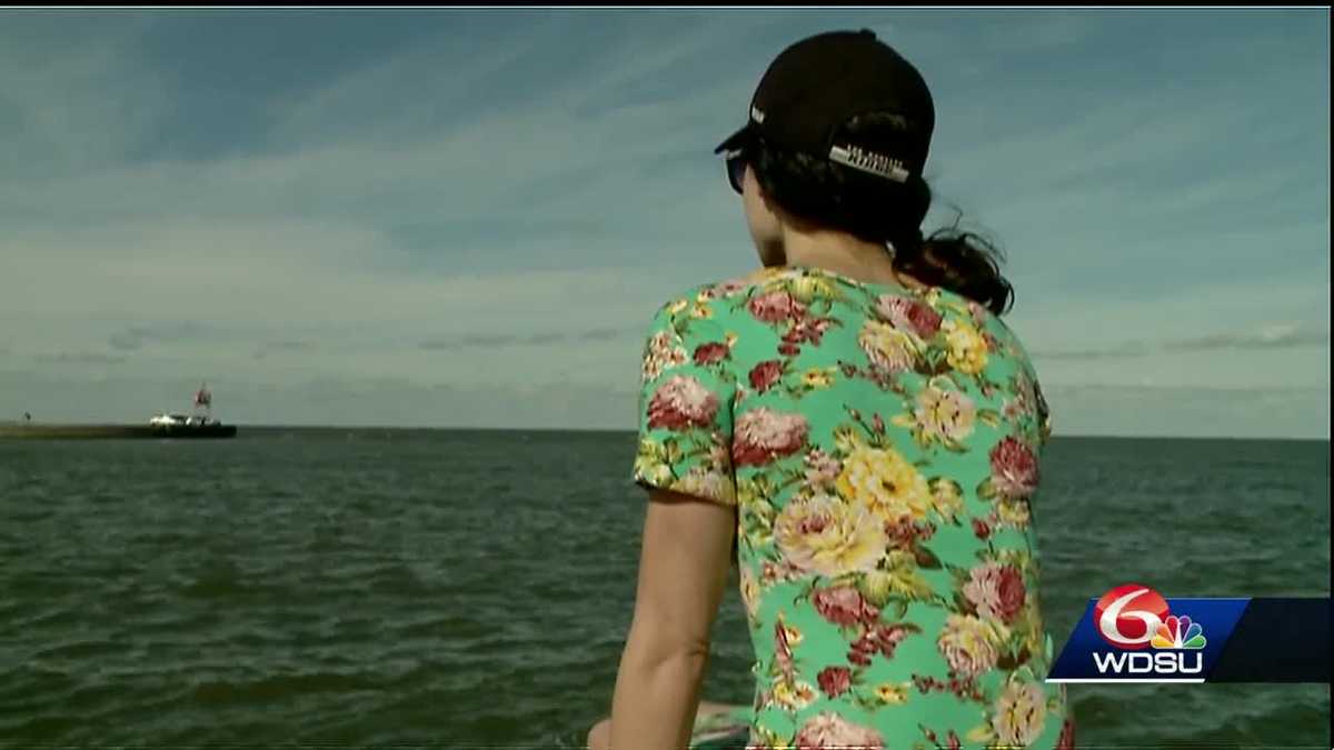 Woman wants to be the first female to swim across Lake Pontchartrain