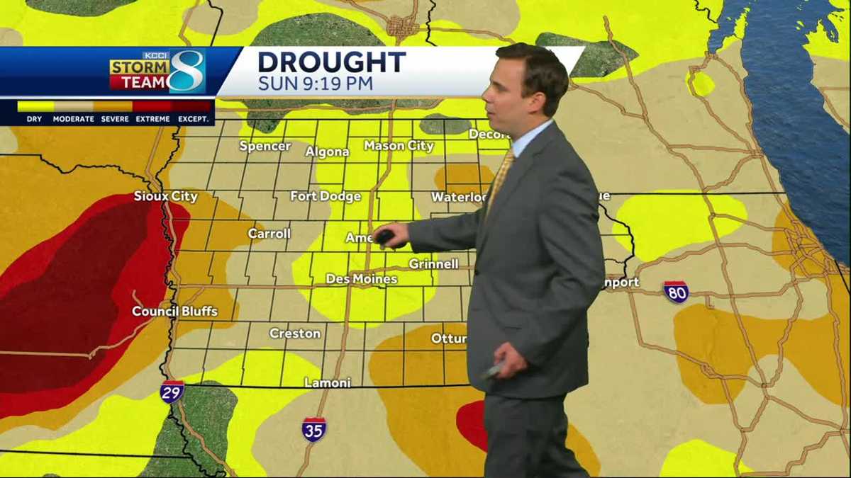 Turning hot and staying dry this week in Iowa