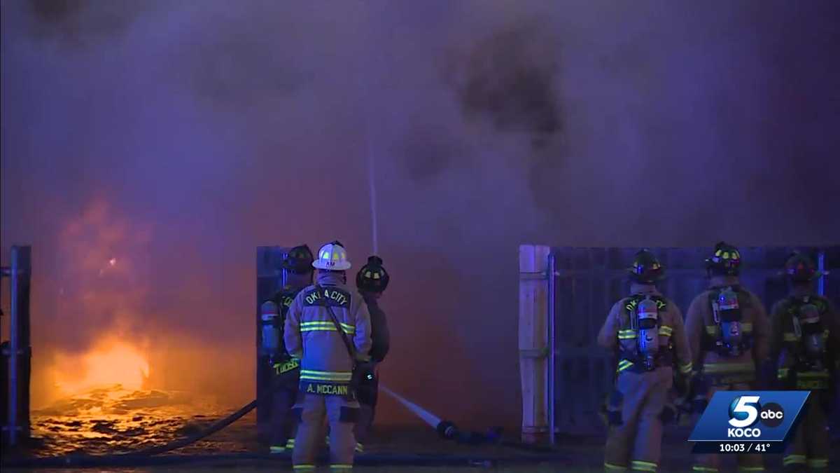 Oklahoma City day care fire caused by car crash; 33 children, 5 staff safe