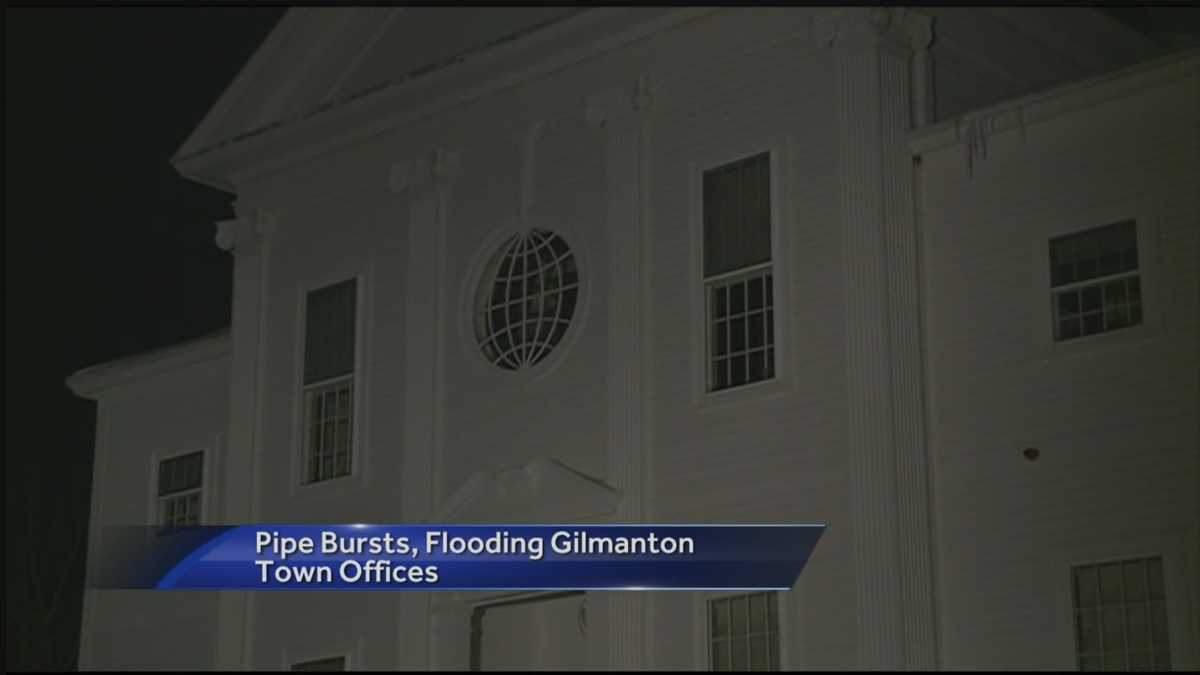 Gilmanton town offices closed after pipe bursts