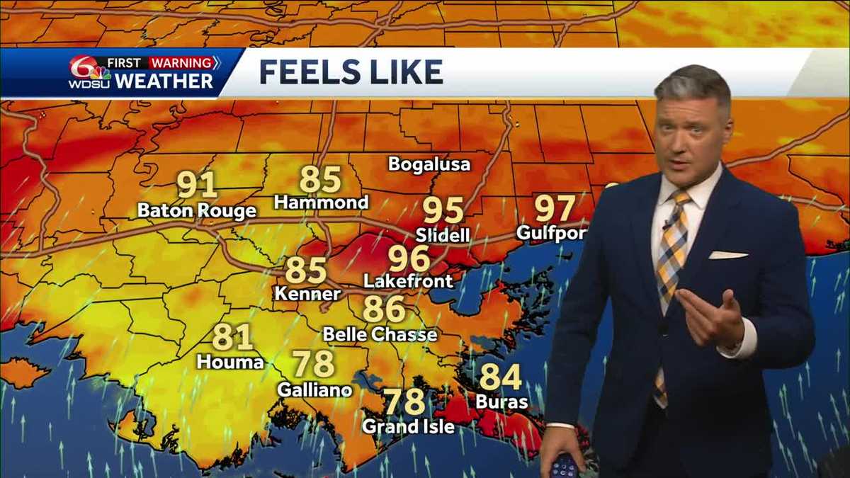 New Orleans weather forecast how hot will it be how bad is the air