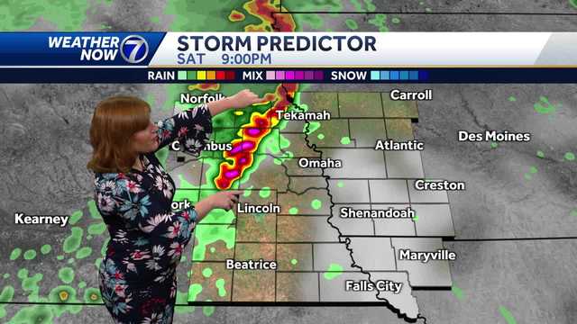 Saturday evening storm chances - Vimarsana News