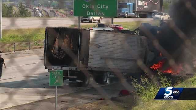 Investigation ongoing after semi-truck catches fire in OKC - Vimarsana News