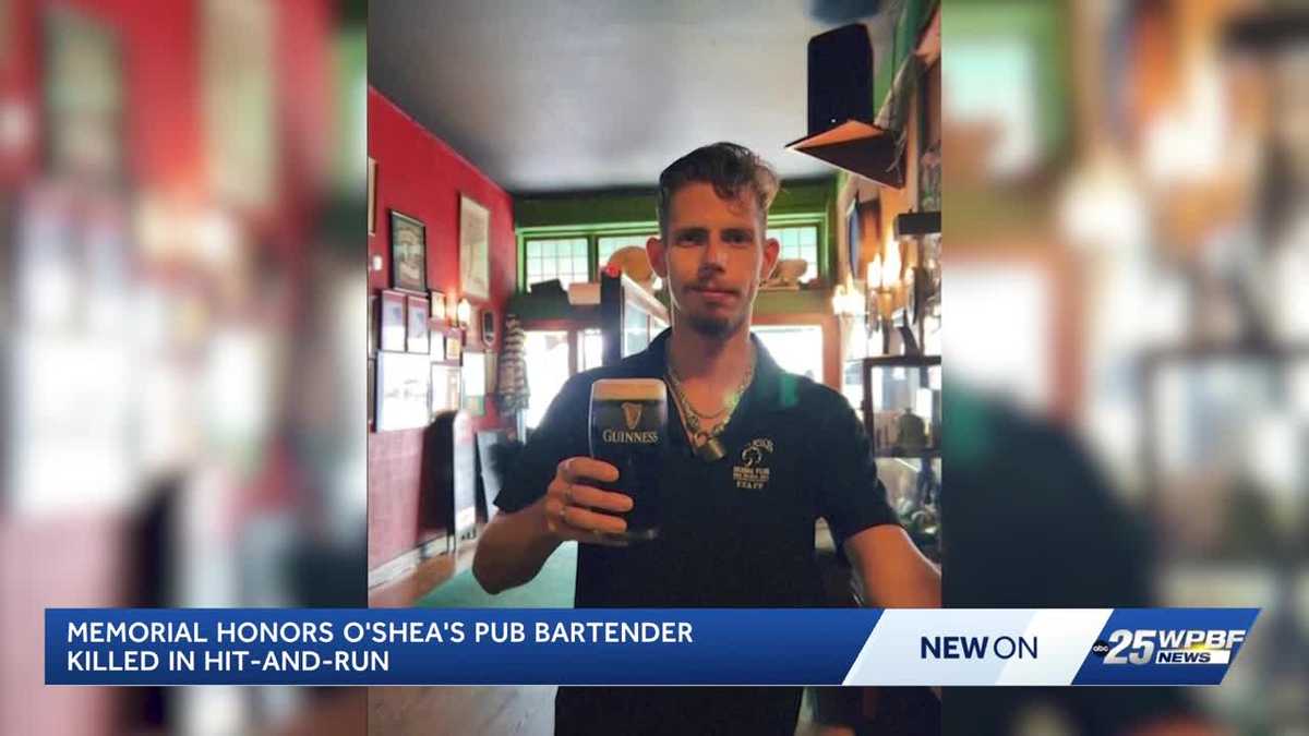 West Palm Beach community gathers to honor O'Shea's server killed in hit-and-run