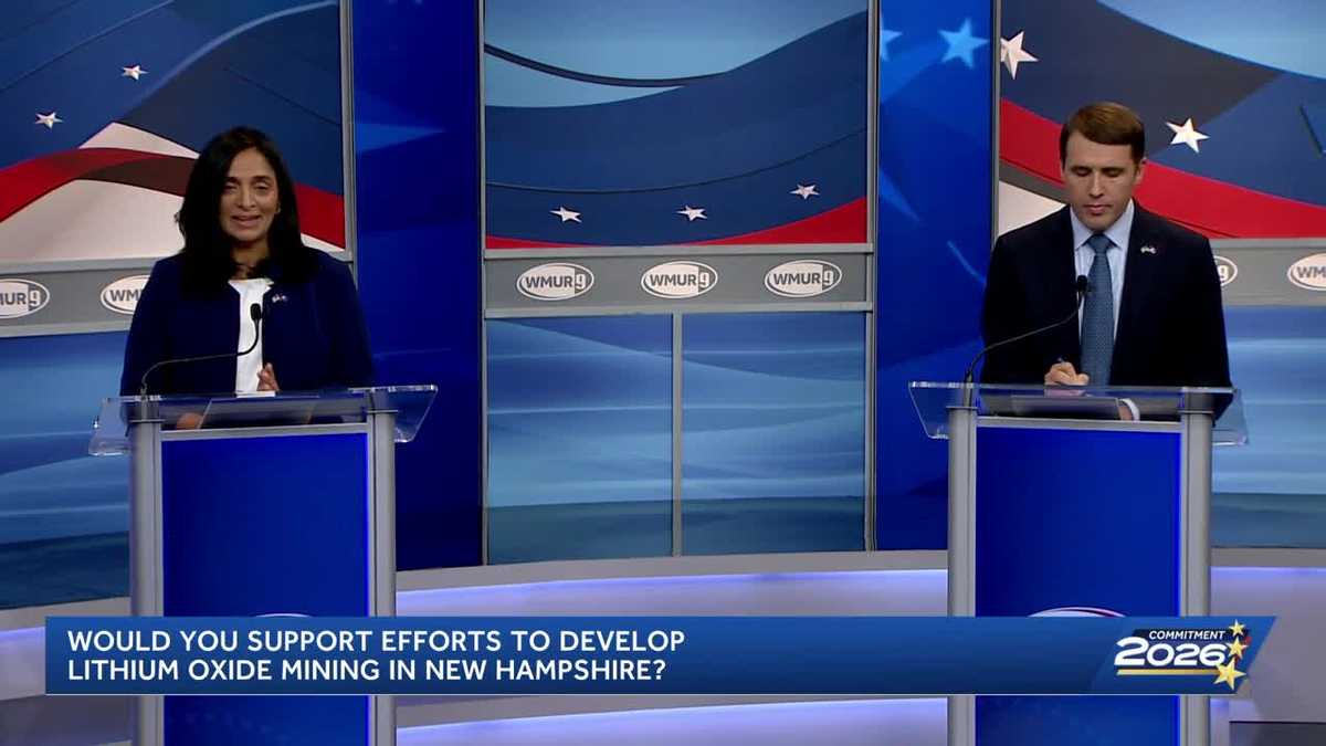 2026 NH Democratic U.S. Senate Debate: Lithium oxide mining - WMUR