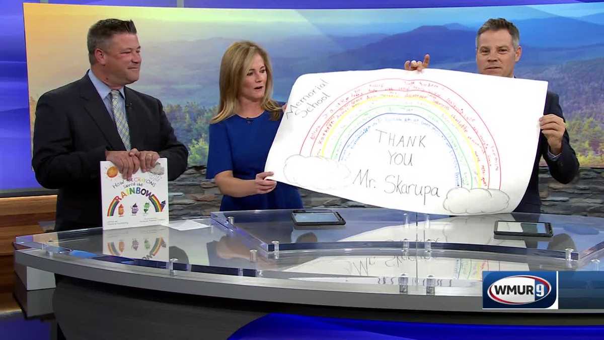 WMUR's Kevin Skarupa visits Memorial School in Bedford