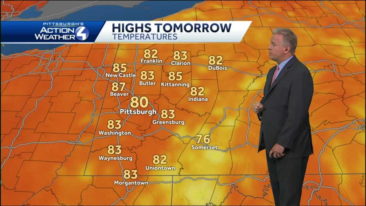 Scattered showers and storms tonight