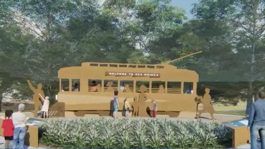 Trolley Loop Park to memorialize Des Moines' historic streetcar era