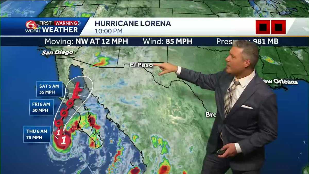 New Orleans weather forecast high temps rain chances tropics