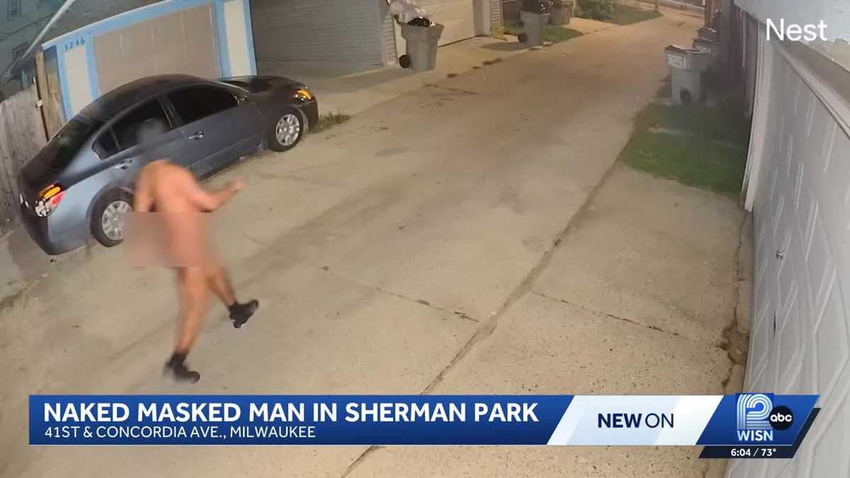 Video shows naked man walking through Milwaukee alley; owner says not the first time