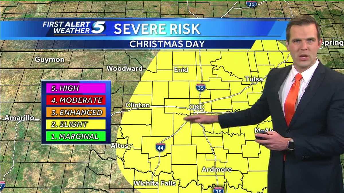 Forecast Severe weather on Christmas