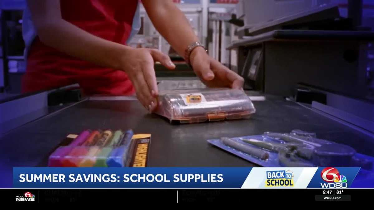 Summer Savings: Cutting costs on school supplies