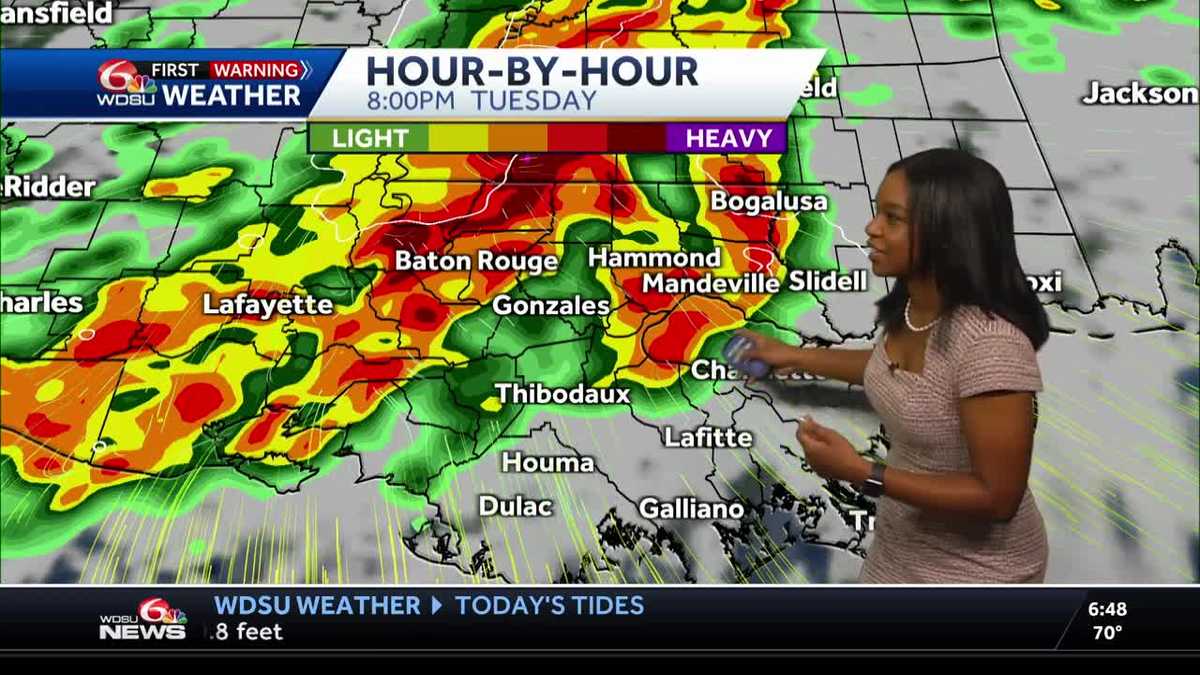 Alert Day: Flash flooding, heavy rain, strong storms for New Orleans