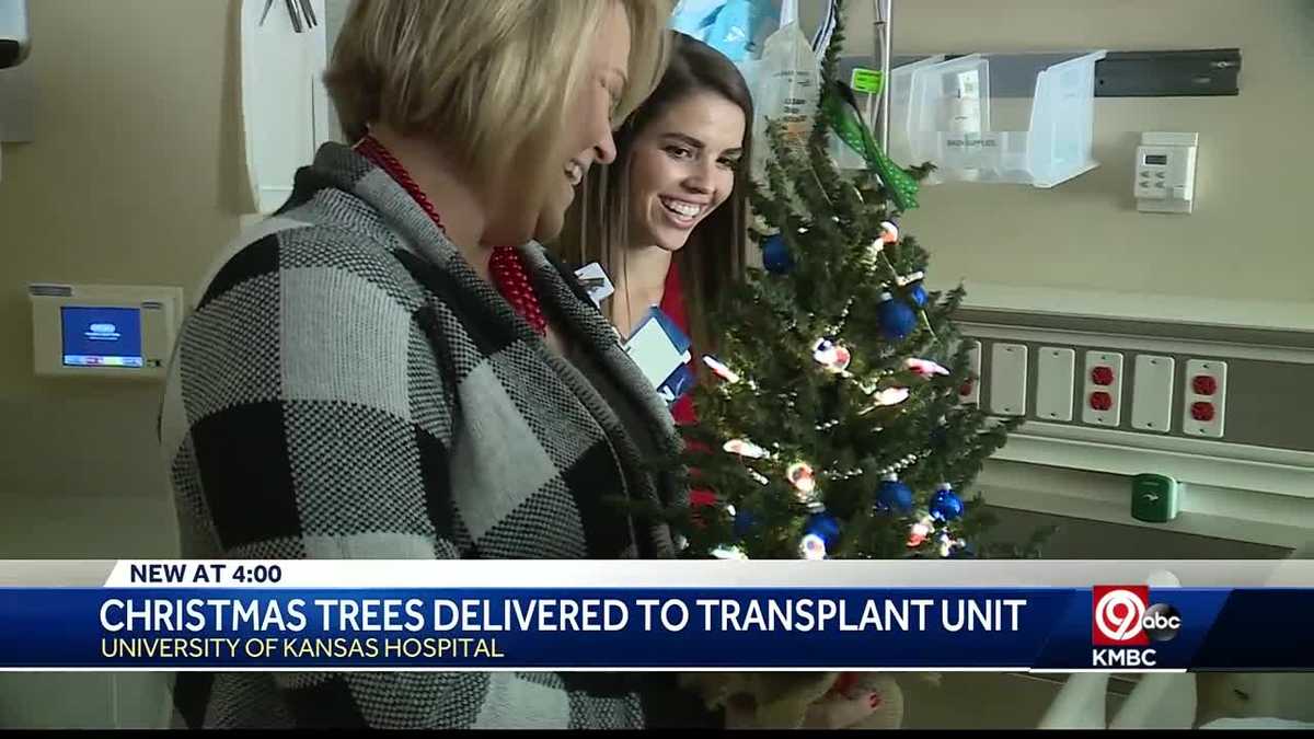 KU Med delivers holiday cheer to transplant patients