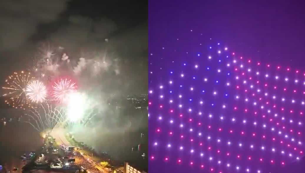 Debate grows on Fort Myers Beach for drone and laser show as alternative to fireworks on holidays