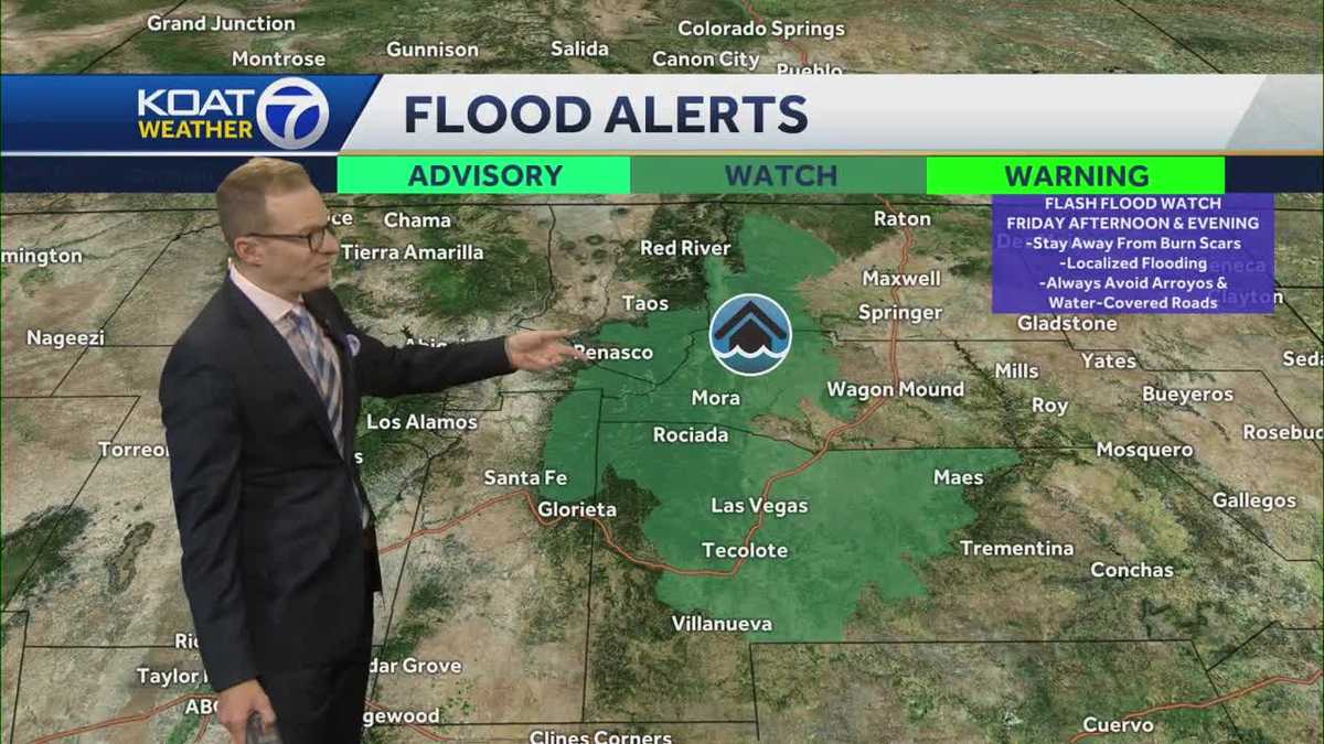 New Mexico forecast: Heavy rain chances amid tropical system