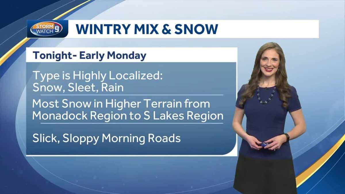 Watch Wintry Mix Makes Monday Morning Commute Slick