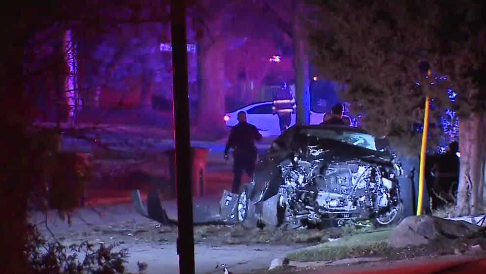 Overnight crash: 4 injured, gun found after police chase in Greenfield