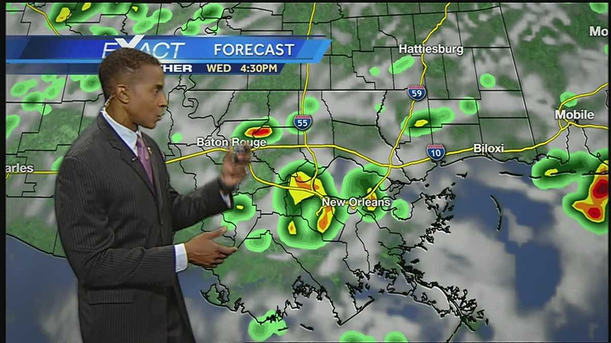 A cloudy, hot and humid Wednesday with scattered showers