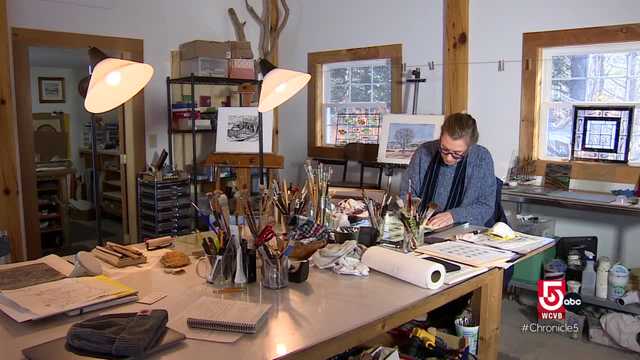 Artist Clair Adams calls Windham County home - Vimarsana News