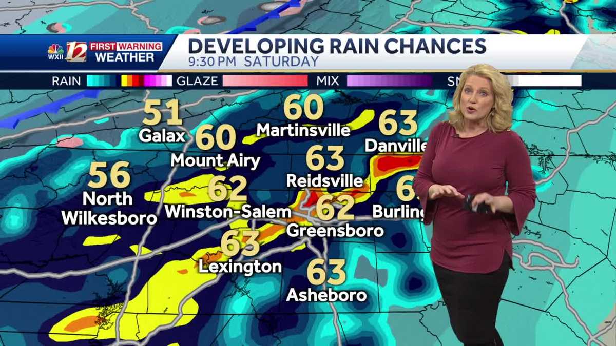 WATCH: Spotty Rain Chances Friday, Severe Storm Risk Saturday