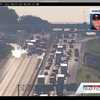 1 injured in fiery I-70 semi-truck crash in Kansas City