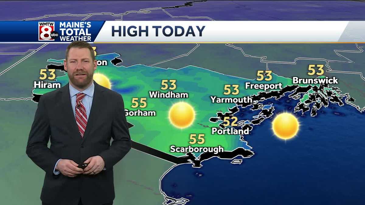 Sunny and breezy start to the week