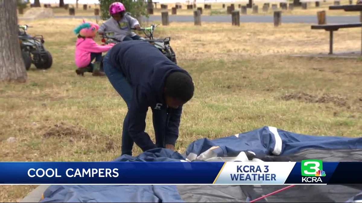 Campers brave rain in foothills, kick off Memorial Day weekend