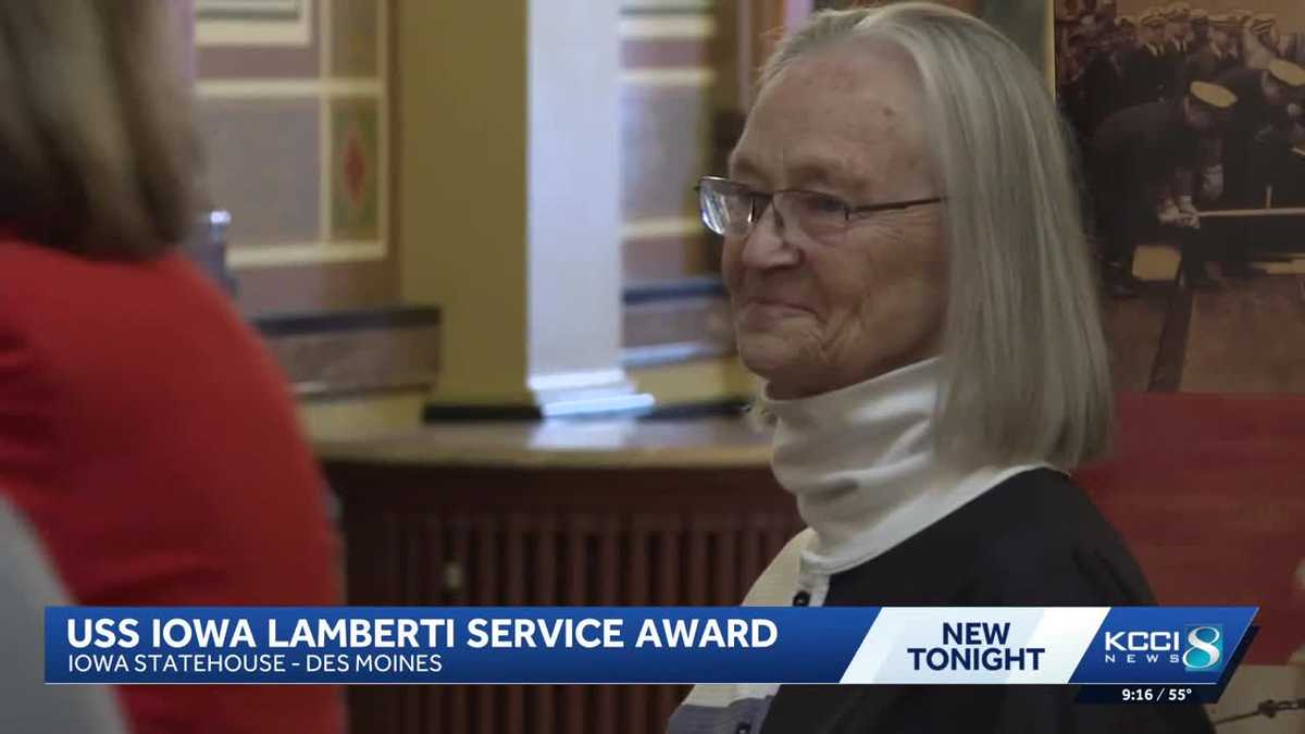 State capitol ceremony honors decades of work preserving USS Iowa